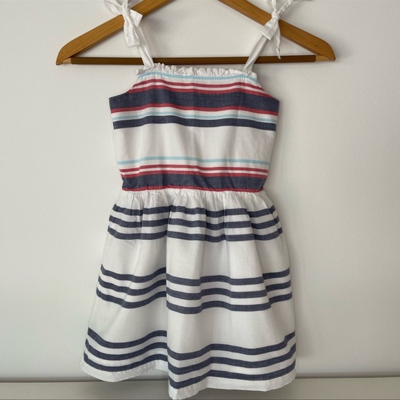 Gymboree Other - Gymboree 100% Cotton Patriotic Toe Strap Sun Dress Girls Size 5
